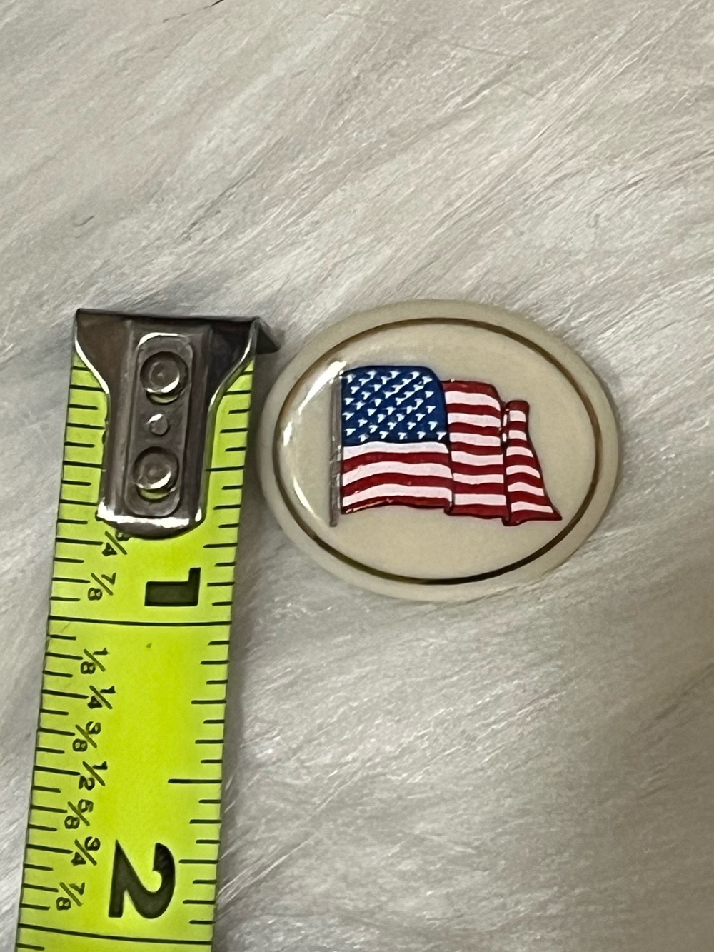 Lenox Vintage American Flag Brooch - Picture 8 of 9
